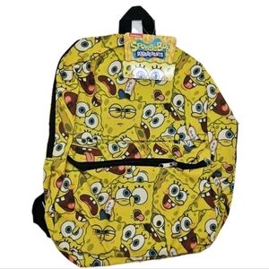 Fast Forward SpongeBob ALL OVER PRINT Squarepants Backpack NWT